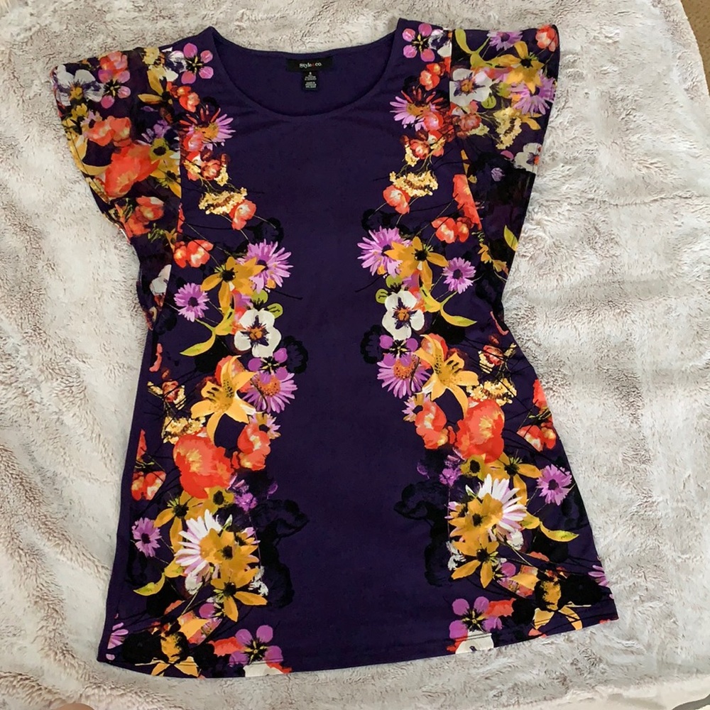 Style & Co floral tunic